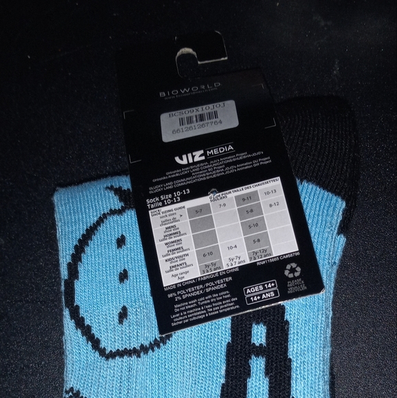 The Anima JoJo's Bizarre Adventure Crew Tube Sock - Picture 2 of 2